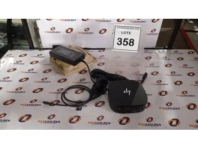 LOTE 358 - 01 DOCKING STATION HP HSN-IX02.(NOVO) (NO ESTADO EM QUE SE ENCONTRA. SUJEITO A AVARIAS OCULTAS/VISÍVEIS.)
