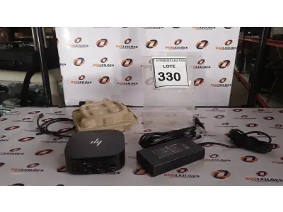 LOTE 330 - 01 DOCKING STATION HP HSN-IX02.(NOVO) (NO ESTADO EM QUE SE ENCONTRA. SUJEITO A AVARIAS OCULTAS/VISÍVEIS.)