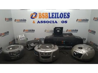 LOTE 013 - 04 MICROS SYSTEMS E 01 RÁDIO MARCAS E MODELOS DIVERSOS. (NO ESTADO) ATENÇÃO! FAZER A VISITAÇÃO ANTES DE ARREMATAR, NÃO SABEMOS SE FUNCIONA, LEILÃO NÃO TEM GARANTIA E NEM DEVOLUÇÃO, SUJEITO A POSSÍVEIS AVARIAS VISÍVEIS/OCULTAS E/OU AUSÊNCIA DE COMPONENTES.