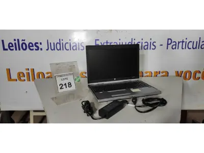 LOTE 218 - 01 NOTEBOOK HP ELITEBOOK 8560P CORE I5 COM FONTE. (NO ESTADO EM QUE SE ENCONTRA. SUJEITO A AVARIAS OCULTAS/VISÍVEIS.) ICE00000189992