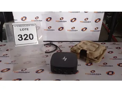 LOTE 320 - 01 DOCKING STATION HP HSN-IX02.(NOVO) (NO ESTADO EM QUE SE ENCONTRA. SUJEITO A AVARIAS OCULTAS/VISÍVEIS.)