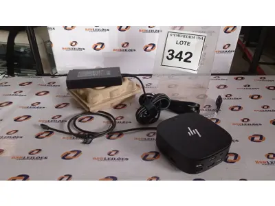 LOTE 342 - 01 DOCKING STATION HP HSN-IX02.(NOVO) (NO ESTADO EM QUE SE ENCONTRA. SUJEITO A AVARIAS OCULTAS/VISÍVEIS.)