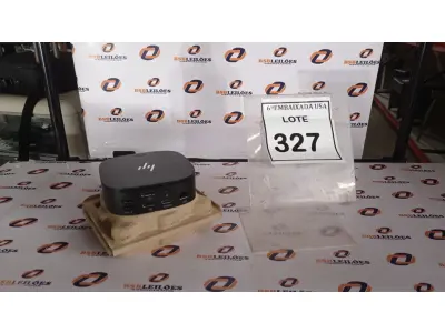 LOTE 327 - 01 DOCKING STATION HP HSN-IX02.(NOVO) (NO ESTADO EM QUE SE ENCONTRA. SUJEITO A AVARIAS OCULTAS/VISÍVEIS.)