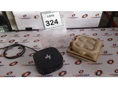 LOTE 324 - 01 DOCKING STATION HP HSN-IX02.(NOVO) (NO ESTADO EM QUE SE ENCONTRA. SUJEITO A AVARIAS OCULTAS/VISÍVEIS.)