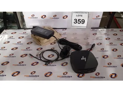 LOTE 359 - 01 DOCKING STATION HP HSN-IX02.(NOVO) (NO ESTADO EM QUE SE ENCONTRA. SUJEITO A AVARIAS OCULTAS/VISÍVEIS.)
