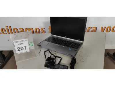 LOTE 207 - 01 NOTEBOOK HP  ELITE BOOK 8560P CORE I5 COM FONTE. (NO ESTADO EM QUE SE ENCONTRA. SUJEITO A AVARIAS OCULTAS/VISÍVEIS.) ICE00000189747