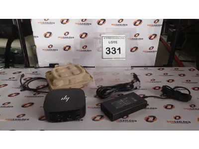 LOTE 331 - 01 DOCKING STATION HP HSN-IX02.(NOVO) (NO ESTADO EM QUE SE ENCONTRA. SUJEITO A AVARIAS OCULTAS/VISÍVEIS.)