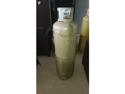 LOTE 267 - 01 BOTIJÃO DE GÁS VAZIO P45. (NO ESTADO EM QUE SE ENCONTRA. SUJEITO A AVARIAS OCULTAS/VISÍVEIS.)