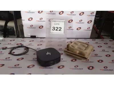 LOTE 322 - 01 DOCKING STATION HP HSN-IX02.(NOVO) (NO ESTADO EM QUE SE ENCONTRA. SUJEITO A AVARIAS OCULTAS/VISÍVEIS.)