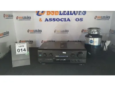 LOTE 014 - 01 RECEIVER MODELO AS-DX940 MARCA TECHNICS E 01 TRITURADOR DE RESÍDUOS. (NO ESTADO) ATENÇÃO! FAZER A VISITAÇÃO ANTES DE ARREMATAR, NÃO SABEMOS SE FUNCIONA, LEILÃO NÃO TEM GARANTIA E NEM DEVOLUÇÃO, SUJEITO A POSSÍVEIS AVARIAS VISÍVEIS/OCULTAS E/OU AUSÊNCIA DE COMPONENTES.