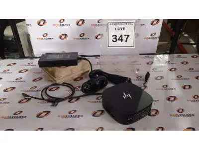 LOTE 347 - 01 DOCKING STATION HP HSN-IX02.(NOVO) (NO ESTADO EM QUE SE ENCONTRA. SUJEITO A AVARIAS OCULTAS/VISÍVEIS.)