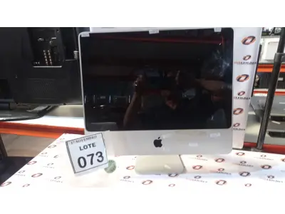 LOTE 073 - 01 IMAC APPLE. (NO ESTADO) ATENÇÃO! FAZER A VISITAÇÃO ANTES DE ARREMATAR, NÃO SABEMOS SE FUNCIONA, LEILÃO NÃO TEM GARANTIA E NEM DEVOLUÇÃO, SUJEITO A POSSÍVEIS AVARIAS VISÍVEIS/OCULTAS E/OU AUSÊNCIA DE COMPONENTES.