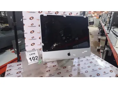 LOTE 102 - 01 IMAC APPLE. (NO ESTADO) ATENÇÃO! FAZER A VISITAÇÃO ANTES DE ARREMATAR, NÃO SABEMOS SE FUNCIONA, LEILÃO NÃO TEM GARANTIA E NEM DEVOLUÇÃO, SUJEITO A POSSÍVEIS AVARIAS VISÍVEIS/OCULTAS E/OU AUSÊNCIA DE COMPONENTES.