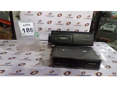LOTE 186 - 02 TROCADORES DE CD MARCA PIONEER. (NO ESTADO) ATENÇÃO! FAZER A VISITAÇÃO ANTES DE ARREMATAR, NÃO SABEMOS SE FUNCIONA, LEILÃO NÃO TEM GARANTIA E NEM DEVOLUÇÃO, SUJEITO A POSSÍVEIS AVARIAS VISÍVEIS/OCULTAS E/OU AUSÊNCIA DE COMPONENTES.