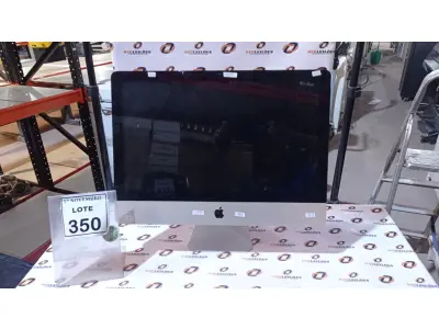 LOTE 350 - 01 IMAC APPLE. (NO ESTADO) ATENÇÃO! FAZER A VISITAÇÃO ANTES DE ARREMATAR, NÃO SABEMOS SE FUNCIONA, LEILÃO NÃO TEM GARANTIA E NEM DEVOLUÇÃO, SUJEITO A POSSÍVEIS AVARIAS VISÍVEIS/OCULTAS E/OU AUSÊNCIA DE COMPONENTES.