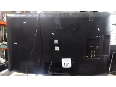 LOTE 101 - 01 TV LCD 52‘’ MARCA PHILIPS. (NO ESTADO) ATENÇÃO! FAZER A VISITAÇÃO ANTES DE ARREMATAR, NÃO SABEMOS SE FUNCIONA, LEILÃO NÃO TEM GARANTIA E NEM DEVOLUÇÃO, SUJEITO A POSSÍVEIS AVARIAS VISÍVEIS/OCULTAS E/OU AUSÊNCIA DE COMPONENTES.