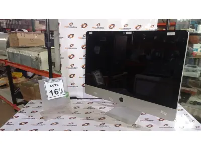 LOTE 160 - 01 IMAC APPLE. (NO ESTADO) ATENÇÃO! FAZER A VISITAÇÃO ANTES DE ARREMATAR, NÃO SABEMOS SE FUNCIONA, LEILÃO NÃO TEM GARANTIA E NEM DEVOLUÇÃO, SUJEITO A POSSÍVEIS AVARIAS VISÍVEIS/OCULTAS E/OU AUSÊNCIA DE COMPONENTES.