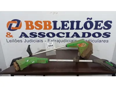 LOTE 004 - 02 ROÇADEIRAS ELÉTRICAS. (NO ESTADO) ATENÇÃO! FAZER A VISITAÇÃO ANTES DE ARREMATAR, NÃO SABEMOS SE FUNCIONA, LEILÃO NÃO TEM GARANTIA E NEM DEVOLUÇÃO, SUJEITO A POSSÍVEIS AVARIAS VISÍVEIS/OCULTAS E/OU AUSÊNCIA DE COMPONENTES.