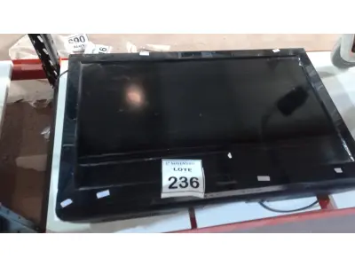 LOTE 236 - 01 TVS LCD 32’’ MARCA PANASONIC. (NO ESTADO) ATENÇÃO! FAZER A VISITAÇÃO ANTES DE ARREMATAR, NÃO SABEMOS SE FUNCIONA, LEILÃO NÃO TEM GARANTIA E NEM DEVOLUÇÃO, SUJEITO A POSSÍVEIS AVARIAS VISÍVEIS/OCULTAS E/OU AUSÊNCIA DE COMPONENTES.