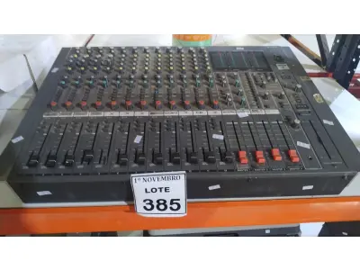 LOTE 385 - 01 MESA DE SOM 12 CANAIS MODELO MXP-390 MARCA SONY. (NO ESTADO) ATENÇÃO! FAZER A VISITAÇÃO ANTES DE ARREMATAR, NÃO SABEMOS SE FUNCIONA, LEILÃO NÃO TEM GARANTIA E NEM DEVOLUÇÃO, SUJEITO A POSSÍVEIS AVARIAS VISÍVEIS/OCULTAS E/OU AUSÊNCIA DE COMPONENTES.