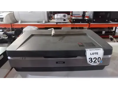 01 SCANNER MARCA EPSON. (NO ESTADO) ATENÇÃO! FAZER A VISITAÇÃO ANTES DE ARREMATAR, NÃO SABEMOS SE FUNCIONA, LEILÃO NÃO TEM GARANTIA E NEM DEVOLUÇÃO, SUJEITO A POSSÍVEIS AVARIAS VISÍVEIS/OCULTAS E/OU AUSÊNCIA DE COMPONENTES.