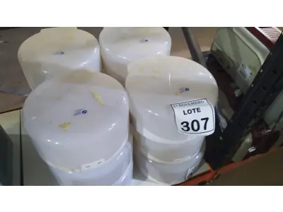 LOTE 307 - 12 DISPENSES DE PAPEL. (NO ESTADO) ATENÇÃO! FAZER A VISITAÇÃO ANTES DE ARREMATAR, NÃO SABEMOS SE FUNCIONA, LEILÃO NÃO TEM GARANTIA E NEM DEVOLUÇÃO, SUJEITO A POSSÍVEIS AVARIAS VISÍVEIS/OCULTAS E/OU AUSÊNCIA DE COMPONENTES.