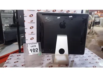 LOTE 102 - 01 IMAC APPLE. (NO ESTADO) ATENÇÃO! FAZER A VISITAÇÃO ANTES DE ARREMATAR, NÃO SABEMOS SE FUNCIONA, LEILÃO NÃO TEM GARANTIA E NEM DEVOLUÇÃO, SUJEITO A POSSÍVEIS AVARIAS VISÍVEIS/OCULTAS E/OU AUSÊNCIA DE COMPONENTES.