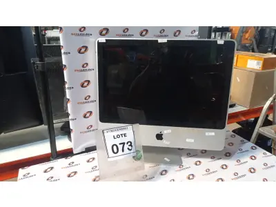 LOTE 073 - 01 IMAC APPLE. (NO ESTADO) ATENÇÃO! FAZER A VISITAÇÃO ANTES DE ARREMATAR, NÃO SABEMOS SE FUNCIONA, LEILÃO NÃO TEM GARANTIA E NEM DEVOLUÇÃO, SUJEITO A POSSÍVEIS AVARIAS VISÍVEIS/OCULTAS E/OU AUSÊNCIA DE COMPONENTES.