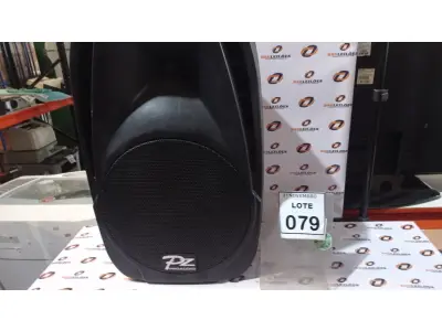 01 CAIXA DE SOM PZPROPASSIVE PX-12. (NO ESTADO) ATENÇÃO! FAZER A VISITAÇÃO ANTES DE ARREMATAR, NÃO SABEMOS SE FUNCIONA. LEILÃO NÃO TEM GARANTIA E NEM DEVOLUÇÃO, SUJEITO A POSSÍVEIS AVARIAS VISÍVEIS/OCULTAS E/OU AUSÊNCIA DE COMPONENTES.