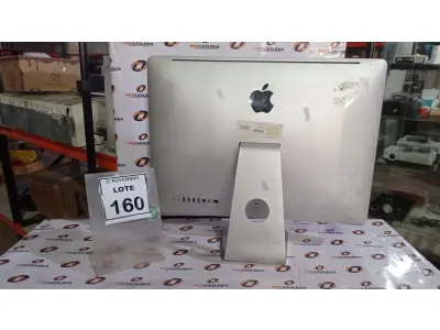 LOTE 160 - 01 IMAC APPLE. (NO ESTADO) ATENÇÃO! FAZER A VISITAÇÃO ANTES DE ARREMATAR, NÃO SABEMOS SE FUNCIONA, LEILÃO NÃO TEM GARANTIA E NEM DEVOLUÇÃO, SUJEITO A POSSÍVEIS AVARIAS VISÍVEIS/OCULTAS E/OU AUSÊNCIA DE COMPONENTES.