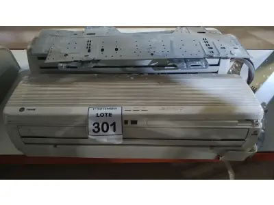LOTE 301 - 02 EVAPORADORAS 14.600BTUS MARCA TRANE. (NO ESTADO) ATENÇÃO! FAZER A VISITAÇÃO ANTES DE ARREMATAR, NÃO SABEMOS SE FUNCIONA, LEILÃO NÃO TEM GARANTIA E NEM DEVOLUÇÃO, SUJEITO A POSSÍVEIS AVARIAS VISÍVEIS/OCULTAS E/OU AUSÊNCIA DE COMPONENTES.