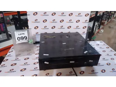 01 GAVETA DE DINHEIRO. (NO ESTADO) ATENÇÃO! FAZER A VISITAÇÃO ANTES DE ARREMATAR, NÃO SABEMOS SE FUNCIONA, LEILÃO NÃO TEM GARANTIA E NEM DEVOLUÇÃO, SUJEITO A POSSÍVEIS AVARIAS VISÍVEIS/OCULTAS E/OU AUSÊNCIA DE COMPONENTES.