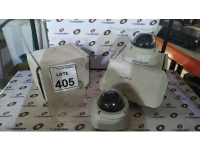 LOTE 405 - 02 CÂMERAS DOME MARCA AVIGILON. (NO ESTADO) ATENÇÃO! FAZER A VISITAÇÃO ANTES DE ARREMATAR, NÃO SABEMOS SE FUNCIONA, LEILÃO NÃO TEM GARANTIA E NEM DEVOLUÇÃO, SUJEITO A POSSÍVEIS AVARIAS VISÍVEIS/OCULTAS E/OU AUSÊNCIA DE COMPONENTES.