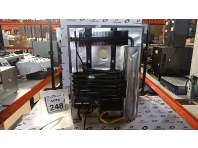 LOTE 248 - 01 FRIGOBAR 220V MARCA ELECTROLUX. (NO ESTADO) ATENÇÃO! FAZER A VISITAÇÃO ANTES DE ARREMATAR, NÃO SABEMOS SE FUNCIONA, LEILÃO NÃO TEM GARANTIA E NEM DEVOLUÇÃO, SUJEITO A POSSÍVEIS AVARIAS VISÍVEIS/OCULTAS E/OU AUSÊNCIA DE COMPONENTES.