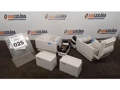 LOTE 025 - 02 IMPRESSORAS DE CUPOM MARCA PERTO. (NO ESTADO) ATENÇÃO! FAZER A VISITAÇÃO ANTES DE ARREMATAR, NÃO SABEMOS SE FUNCIONA, LEILÃO NÃO TEM GARANTIA E NEM DEVOLUÇÃO, SUJEITO A POSSÍVEIS AVARIAS VISÍVEIS/OCULTAS E/OU AUSÊNCIA DE COMPONENTES.