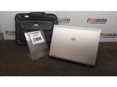 LOTE 088 - 01 NOTEBOOK SÉRIE ELITEBOOK MARCA HP COM MALETA. (NO ESTADO) ATENÇÃO! FAZER A VISITAÇÃO ANTES DE ARREMATAR, NÃO SABEMOS SE FUNCIONA, LEILÃO NÃO TEM GARANTIA E NEM DEVOLUÇÃO, SUJEITO A POSSÍVEIS AVARIAS VISÍVEIS/OCULTAS E/OU AUSÊNCIA DE COMPONENTES.