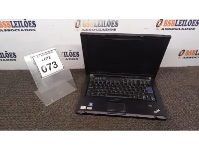 LOTE 073 - 01 NOTEBOOK MARCA LENOVO SÉRIE THINKPAD. (NO ESTADO) ATENÇÃO! FAZER A VISITAÇÃO ANTES DE ARREMATAR, NÃO SABEMOS SE FUNCIONA, LEILÃO NÃO TEM GARANTIA E NEM DEVOLUÇÃO, SUJEITO A POSSÍVEIS AVARIAS VISÍVEIS/OCULTAS E/OU AUSÊNCIA DE COMPONENTES.