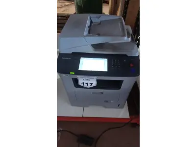 LOTE 117 - 01 IMPRESSORA MULTIFUNCIONAL MODELO SCX-5835NX MARCA SAMSUNG. (NO ESTADO) ATENÇÃO! FAZER A VISITAÇÃO ANTES DE ARREMATAR, NÃO SABEMOS SE FUNCIONA, LEILÃO NÃO TEM GARANTIA E NEM DEVOLUÇÃO, SUJEITO A POSSÍVEIS AVARIAS VISÍVEIS/OCULTAS E/OU AUSÊNCIA DE COMPONENTES.