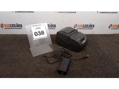 LOTE 038 - 01 IMPRESSORA DE CUPOM MARCA DIEBOLD COM FONTE. (NO ESTADO) ATENÇÃO! FAZER A VISITAÇÃO ANTES DE ARREMATAR, NÃO SABEMOS SE FUNCIONA, LEILÃO NÃO TEM GARANTIA E NEM DEVOLUÇÃO, SUJEITO A POSSÍVEIS AVARIAS VISÍVEIS/OCULTAS E/OU AUSÊNCIA DE COMPONENTES.