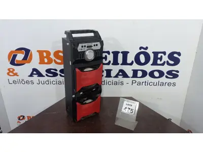 LOTE 475 - 01 CAIXA DE SOM MARCA INOVA. (NO ESTADO) ATENÇÃO! FAZER A VISITAÇÃO ANTES DE ARREMATAR, NÃO SABEMOS SE FUNCIONA, LEILÃO NÃO TEM GARANTIA E NEM DEVOLUÇÃO, SUJEITO A POSSÍVEIS AVARIAS VISÍVEIS/OCULTAS E/OU AUSÊNCIA DE COMPONENTES.