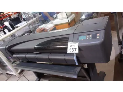 LOTE 467 - 01 PLOTTER MODELO DESIGNJET 800 MARCA HP. (NO ESTADO) ATENÇÃO! FAZER A VISITAÇÃO ANTES DE ARREMATAR, NÃO SABEMOS SE FUNCIONA, LEILÃO NÃO TEM GARANTIA E NEM DEVOLUÇÃO, SUJEITO A POSSÍVEIS AVARIAS VISÍVEIS/OCULTAS E/OU AUSÊNCIA DE COMPONENTES.