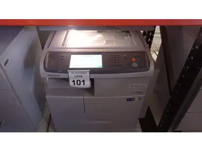 LOTE 101 - 01 IMPRESSORA MULTIFUNCIONAL MODELO 6555NX MARCA SAMSUNG. (NO ESTADO) ATENÇÃO! FAZER A VISITAÇÃO ANTES DE ARREMATAR, NÃO SABEMOS SE FUNCIONA, LEILÃO NÃO TEM GARANTIA E NEM DEVOLUÇÃO, SUJEITO A POSSÍVEIS AVARIAS VISÍVEIS/OCULTAS E/OU AUSÊNCIA DE COMPONENTES.