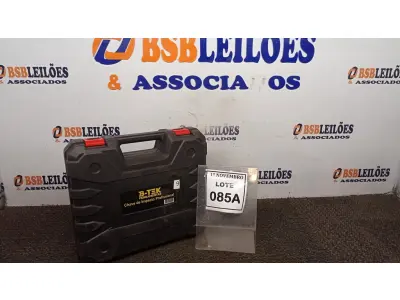 LOTE 085 - 01 CHAVE DE IMPACTO 48V A BATERIAS COM MALETA E ACESSÓRIOS (PRODUTO NOVO). (NO ESTADO) ATENÇÃO! FAZER A VISITAÇÃO ANTES DE ARREMATAR, NÃO SABEMOS SE FUNCIONA, LEILÃO NÃO TEM GARANTIA E NEM DEVOLUÇÃO, SUJEITO A POSSÍVEIS AVARIAS VISÍVEIS/OCULTAS E/OU AUSÊNCIA DE COMPONENTES.