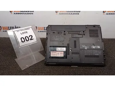 LOTE 002 - 01 NOTEBOOK SÉRIE ELITEBOOK MARCA HP. (NO ESTADO) ATENÇÃO! FAZER A VISITAÇÃO ANTES DE ARREMATAR, NÃO SABEMOS SE FUNCIONA, LEILÃO NÃO TEM GARANTIA E NEM DEVOLUÇÃO, SUJEITO A POSSÍVEIS AVARIAS VISÍVEIS/OCULTAS E/OU AUSÊNCIA DE COMPONENTES.