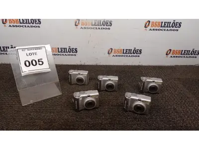 LOTE 005 - 05 CÂMERAS FOTOGRÁFICAS MODELO POWERSHOT A520 MARCA CANON (NO ESTADO) ATENÇÃO! FAZER A VISITAÇÃO ANTES DE ARREMATAR, NÃO SABEMOS SE FUNCIONA, LEILÃO NÃO TEM GARANTIA E NEM DEVOLUÇÃO, SUJEITO A POSSÍVEIS AVARIAS VISÍVEIS/OCULTAS E/OU AUSÊNCIA DE COMPONENTES.