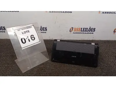 LOTE 016 - 01 NOTEBOOK ULTRAPORTÁTIL MARCA SONY VAIO. (NO ESTADO) ATENÇÃO! FAZER A VISITAÇÃO ANTES DE ARREMATAR, NÃO SABEMOS SE FUNCIONA, LEILÃO NÃO TEM GARANTIA E NEM DEVOLUÇÃO, SUJEITO A POSSÍVEIS AVARIAS VISÍVEIS/OCULTAS E/OU AUSÊNCIA DE COMPONENTES.