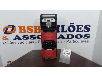 LOTE 475 - 01 CAIXA DE SOM MARCA INOVA. (NO ESTADO) ATENÇÃO! FAZER A VISITAÇÃO ANTES DE ARREMATAR, NÃO SABEMOS SE FUNCIONA, LEILÃO NÃO TEM GARANTIA E NEM DEVOLUÇÃO, SUJEITO A POSSÍVEIS AVARIAS VISÍVEIS/OCULTAS E/OU AUSÊNCIA DE COMPONENTES.