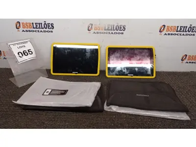 LOTE 065 - 02 TABLETS MARCA POSITIVO COM CAPA. (NO ESTADO) ATENÇÃO! FAZER A VISITAÇÃO ANTES DE ARREMATAR, NÃO SABEMOS SE FUNCIONA, LEILÃO NÃO TEM GARANTIA E NEM DEVOLUÇÃO, SUJEITO A POSSÍVEIS AVARIAS VISÍVEIS/OCULTAS E/OU AUSÊNCIA DE COMPONENTES.