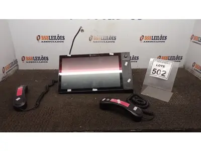 01 EQUIPAMENTO DE VIDEOCONFERÊNCIA. (NO ESTADO) ATENÇÃO! FAZER A VISITAÇÃO ANTES DE ARREMATAR, NÃO SABEMOS SE FUNCIONA, LEILÃO NÃO TEM GARANTIA E NEM DEVOLUÇÃO, SUJEITO A POSSÍVEIS AVARIAS VISÍVEIS/OCULTAS E/OU AUSÊNCIA DE COMPONENTES.