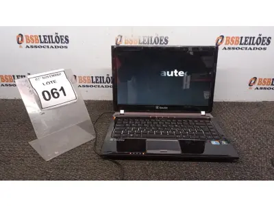 LOTE 061 - 01 NOTEBOOK CORE I7 HD 500 MARCA ITAUTEC. (NO ESTADO) ATENÇÃO! FAZER A VISITAÇÃO ANTES DE ARREMATAR, NÃO SABEMOS SE FUNCIONA, LEILÃO NÃO TEM GARANTIA E NEM DEVOLUÇÃO, SUJEITO A POSSÍVEIS AVARIAS VISÍVEIS/OCULTAS E/OU AUSÊNCIA DE COMPONENTES.